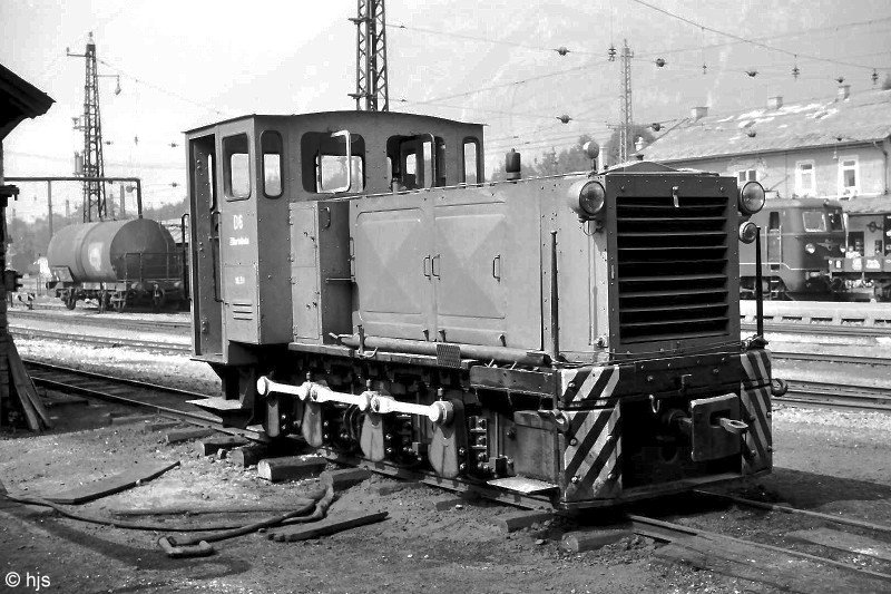 Lok D6 in Jenbach (30. August 1967)
