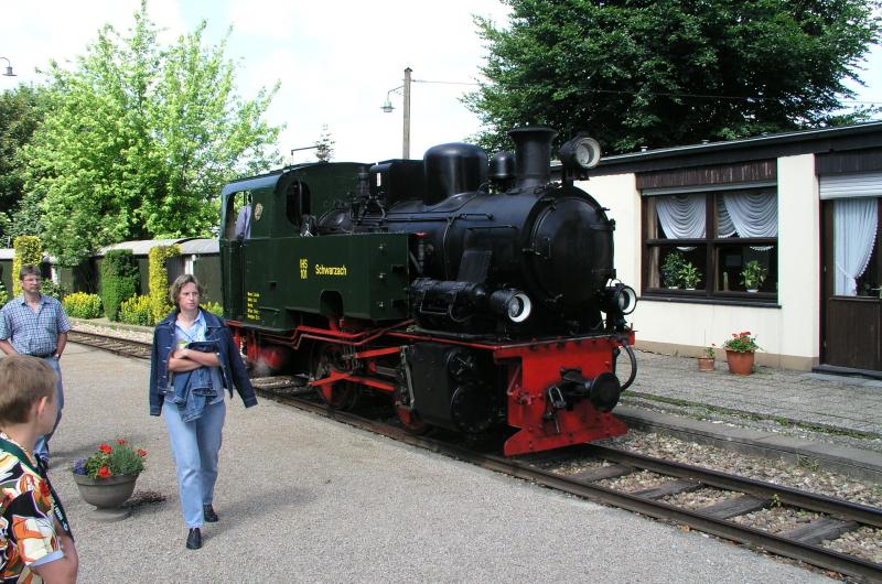 Lok MEG 101 in Bhf Schierwaldenrath am 9-6-2003