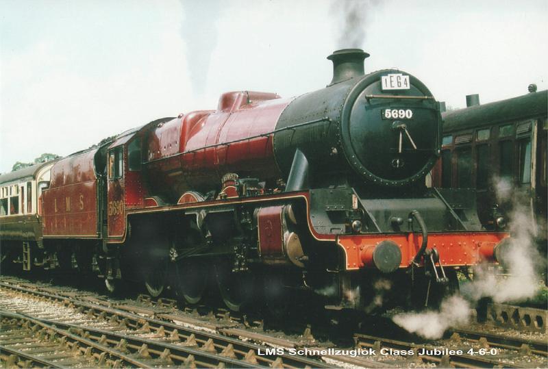 LMS Jubilee class 4-6-0 express locomotive built in 1934th Used
