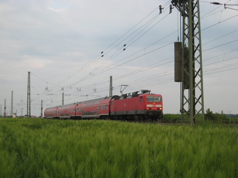 143918-1 on 19.05.2008 on the open road between Schönebeck and