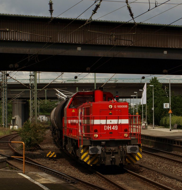 MaK G 1000BB DH 49 der HGK durchf�hrt am 21.06.09