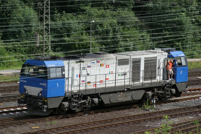 Vossloh G2000 in Duisburg-Entenfang  