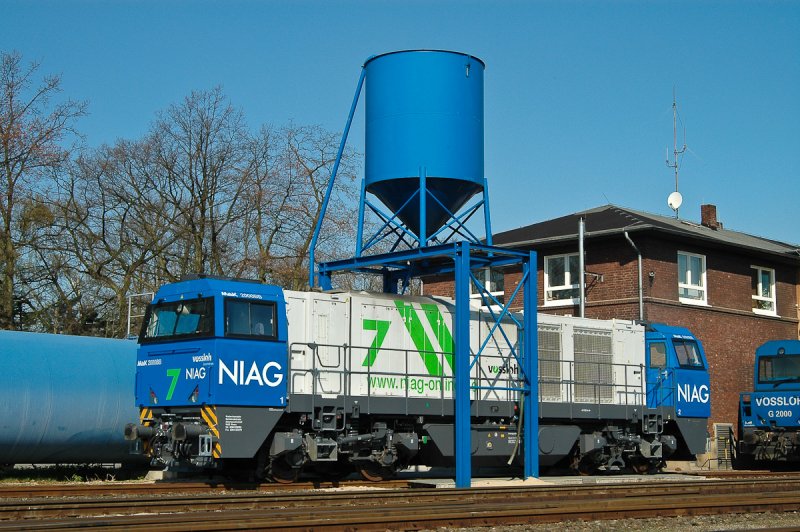 G 2000 als NIAG 7 im Leiheinsatz. Moers 12.04.2004 