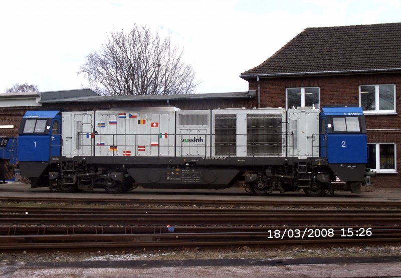 Vossloh G 2000 in Moers  