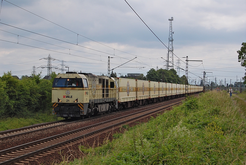 WLE 21 with the Warsteinerzug from Berlin on 25/06/2009 in