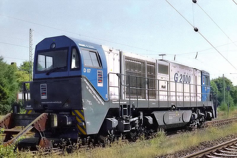 A MAK G 2000, awaiting their next assignment. Ex. Bremerhaven