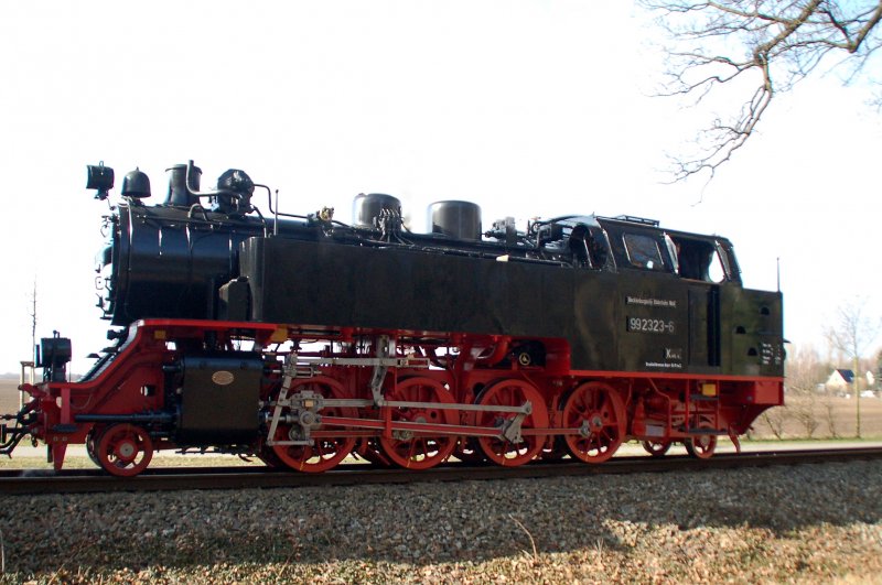 Die erste �ffentliche Probefahrt der neuen Mollilok am 25.3.09 