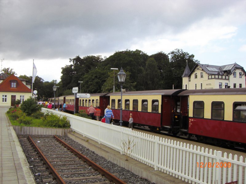 Mecklenburg resort railway "Molli" as MBB 14 628 to Kühlungsborn