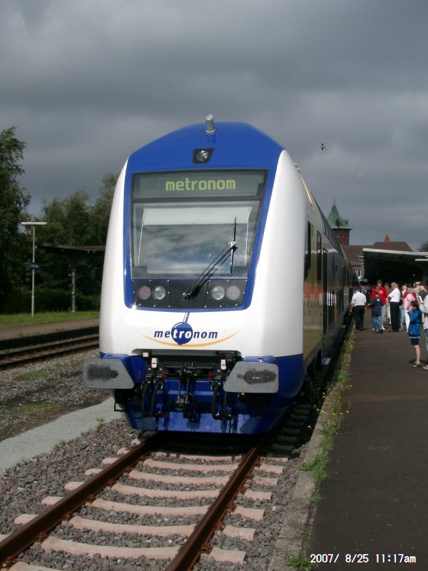 On the occasion of Loktaufe in Cuxhaven is the metronomic
