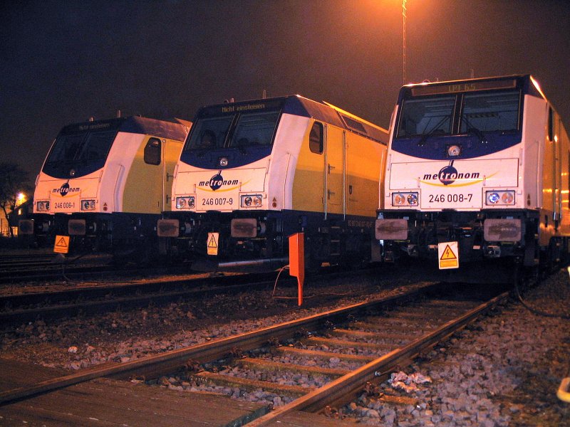 ME 246-006, 007 and 008 connect on Christmas Eve 2007,