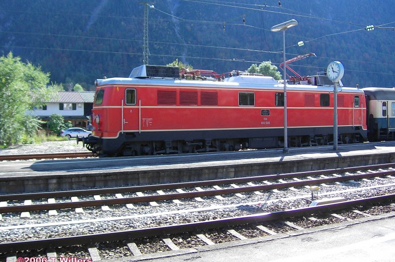 1110 505 is available with a special train in 2006