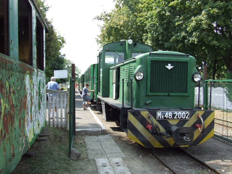 Mk48-2002 der Zsuzsi Waldbahn, Debrecen am 18. August 2007 