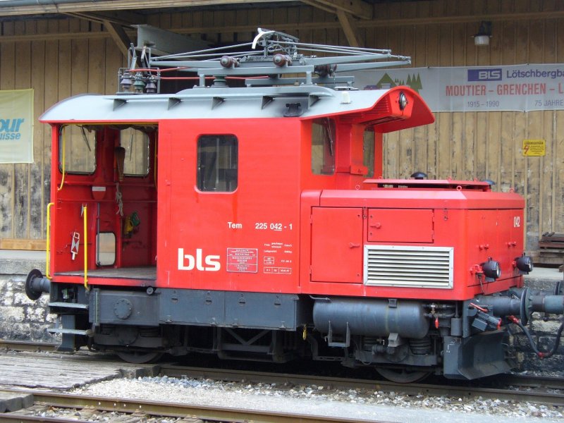 BLS - parked Tangierlok temperature 2 / 2 225042-1 in