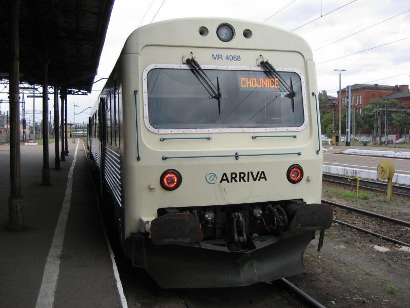 MR4068 am 14.08.2008 im Hauptbahnhof Bydgoszcz (Bromberg). 