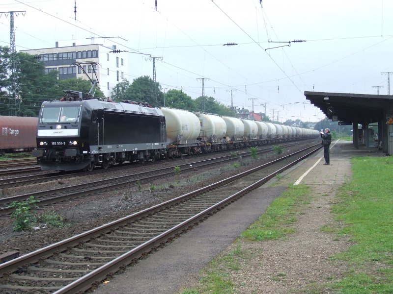 185 551 am 09.08.2007 in Köln West (automatically translated, Powered