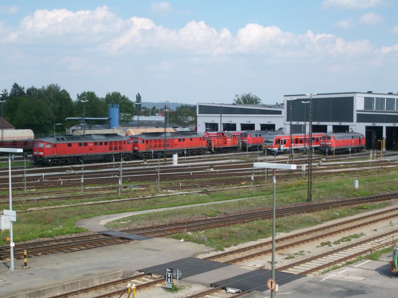 View of locomotives before the BW of the South East