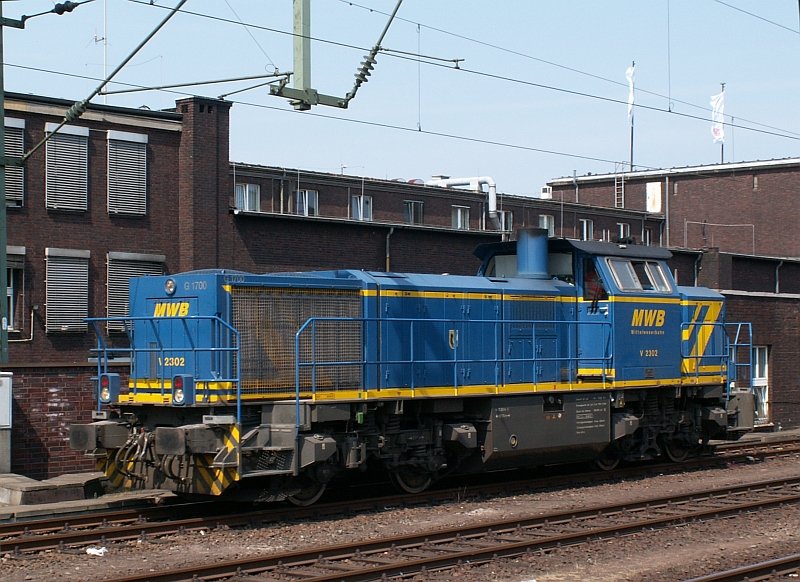 Eine G1700 wartet im D�sseldorfer HBF auf Arbeit. Das Foto