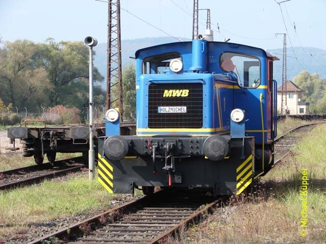 V 249 Holzmichel ist in Gem�nden zu sehen. Hier im