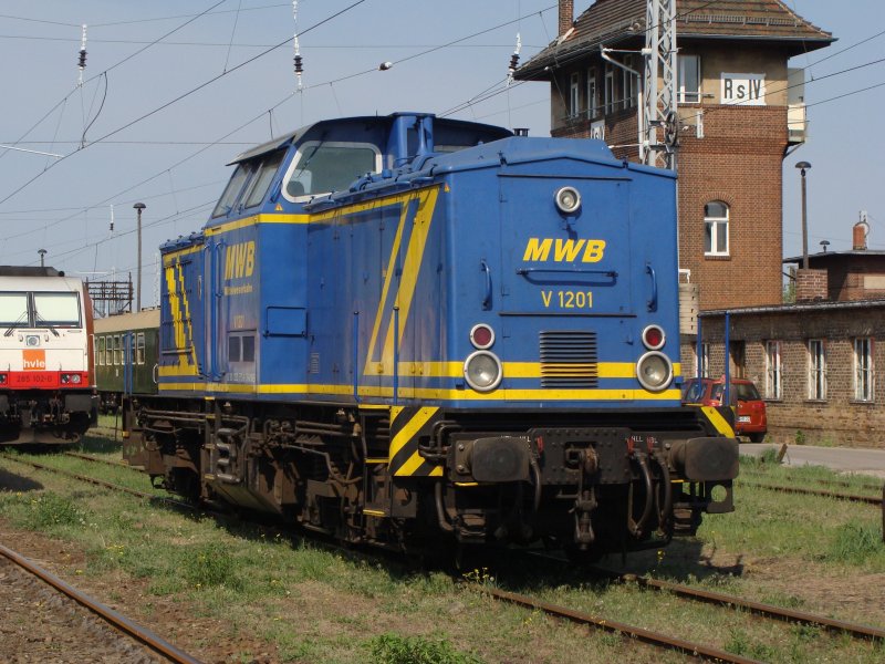MWB V1201 am 1.5.2009 beim 100 J�hrigem Jubil�um des Rangierbahnhof