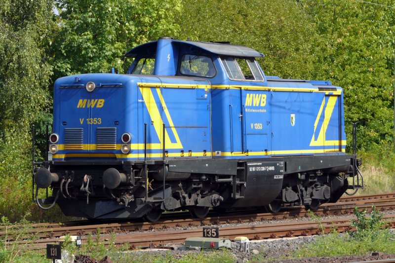 V1353 der MWB in Bochum-Langendreer West 11.9.2009 