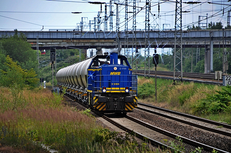 2304 V with a Zementzug just before the letter Stralsund