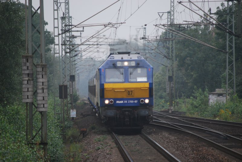 Die NOB nach Westerland(Sylt) beim Erreichen von Elmshorn. 27.08.08 