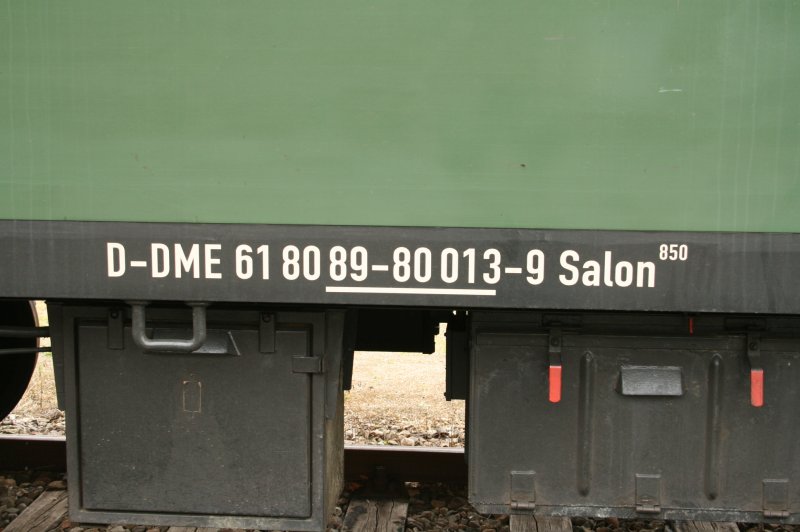 Here the number of a vehicle of the car. (automatically