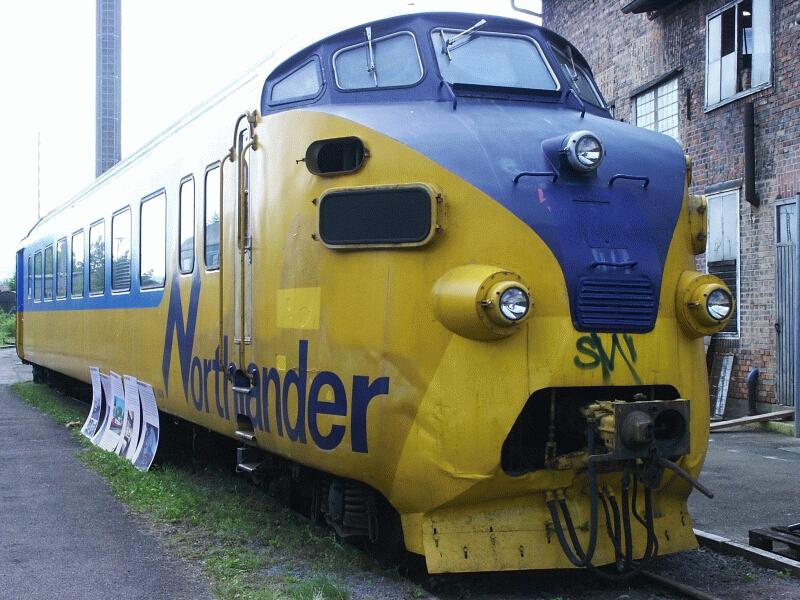 Northlander im Eisenbahnmuseum Heilbronn (21.7.02)