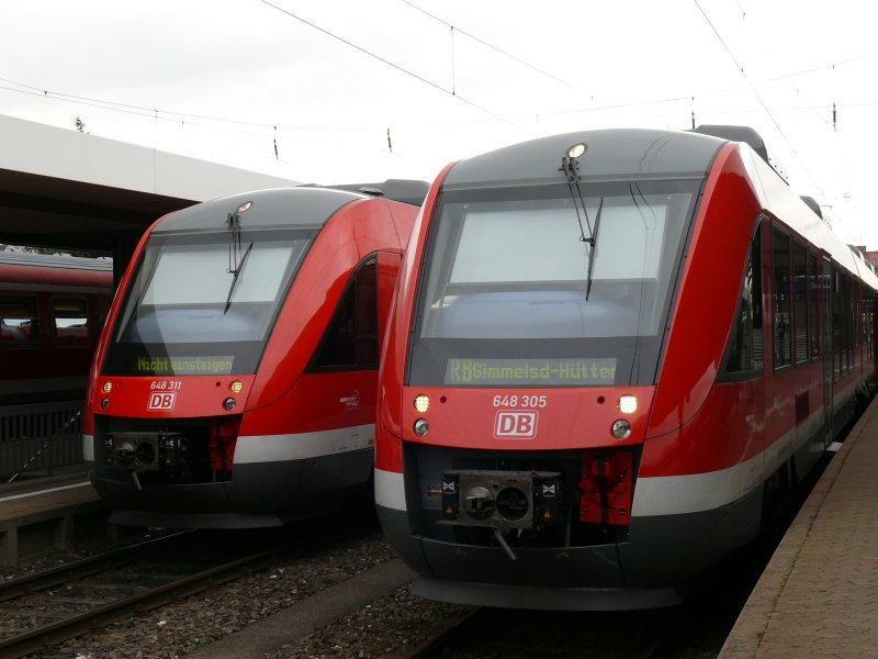 648 311 neben 648 305 in N�rnberg Hbf 