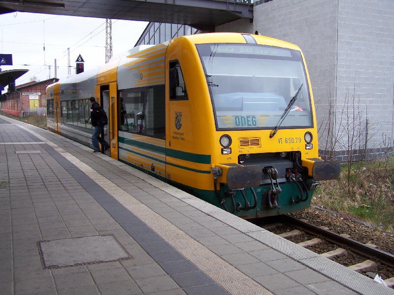 Bahnhof Fürstenwalde OE 35 is ready to leave for Bad