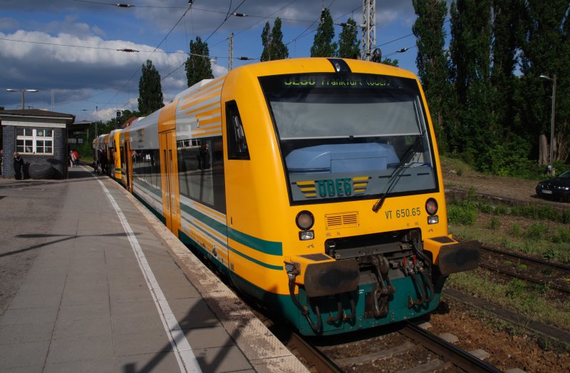 Bernau, 12.05.2009, double header VT 650.58 and 650.65 as VT