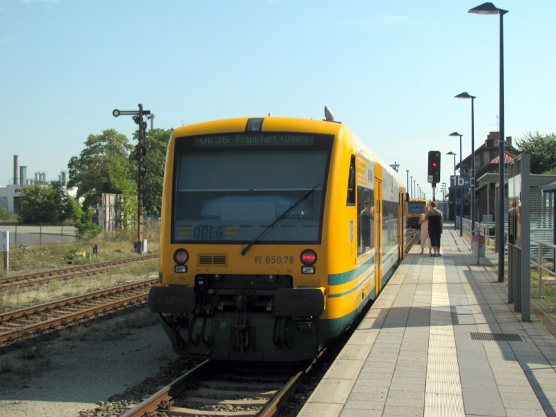 A place of ODEG - Beesley, in front the OE