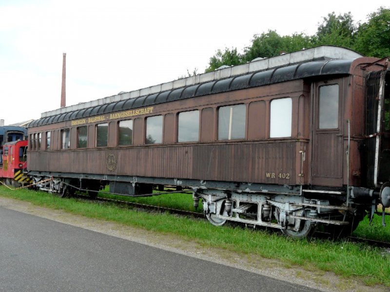 BMK - ex OeBB Speisewagen WR 402 im BMK Areal