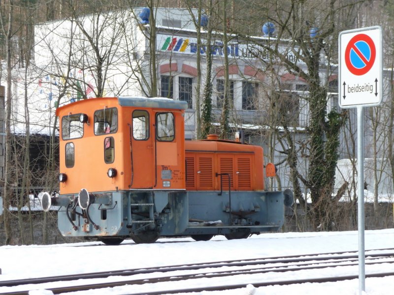 OeBB - Rangierlok Tm 2/2 1 abgestellet in
