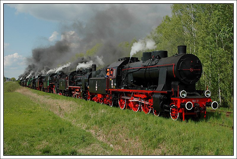 One of the highlights of the Steam Locomotive Parade in