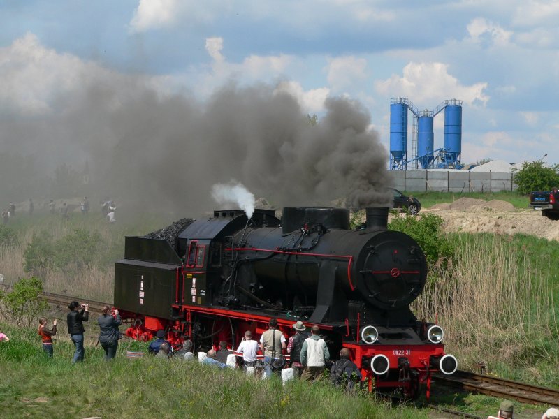 Ok22-31 auf der Parade in Wolsztyn, 3.5.2008 