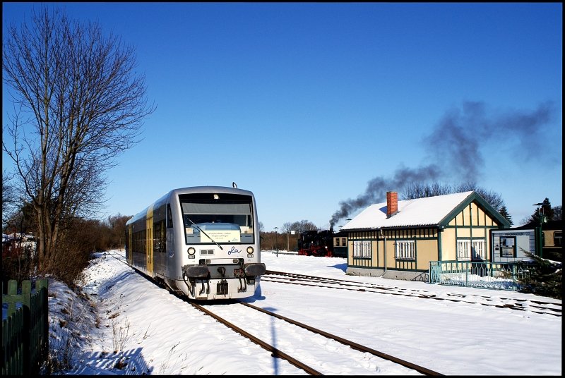 OLA VT 010 f�hrt als OLA80107 von Bergen nach Lauterbach