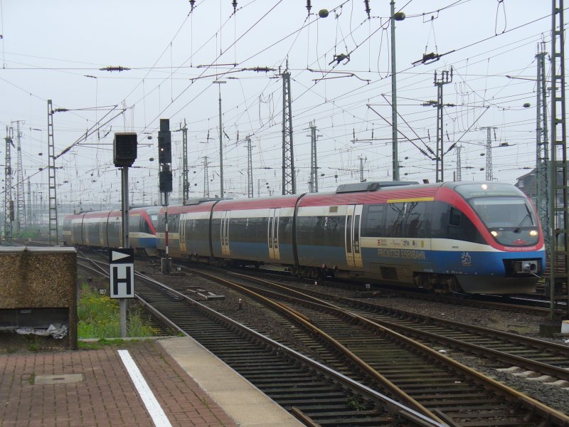 Bereitstellung der RB 51 von Dortmund nach Enschede. 