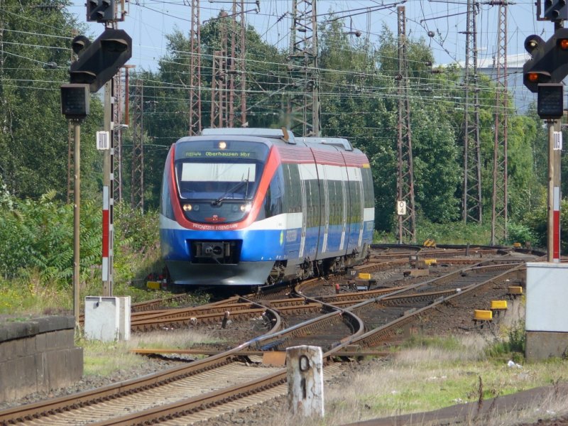 a talent of Prignitzer railway at the entrance to the