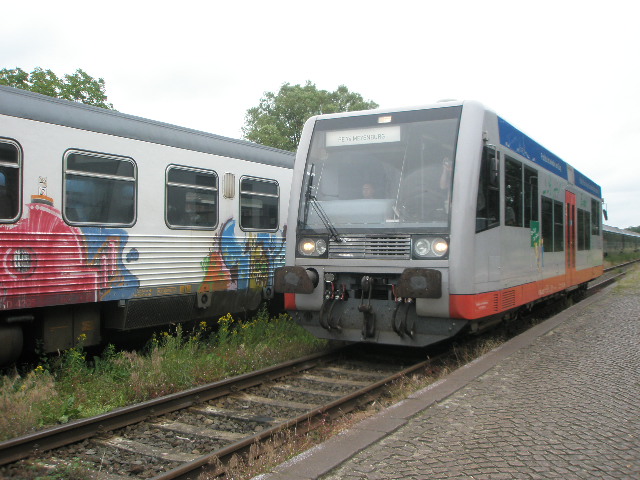 Hier PE 74 nach Meyenburg, diesmal nach Plau am See,