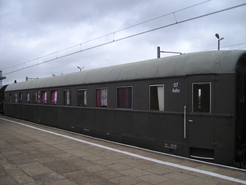 Ein PKP AsHx wagen beim Bahnhofsfest 150 Jahre Bahnhof Tarnowskie