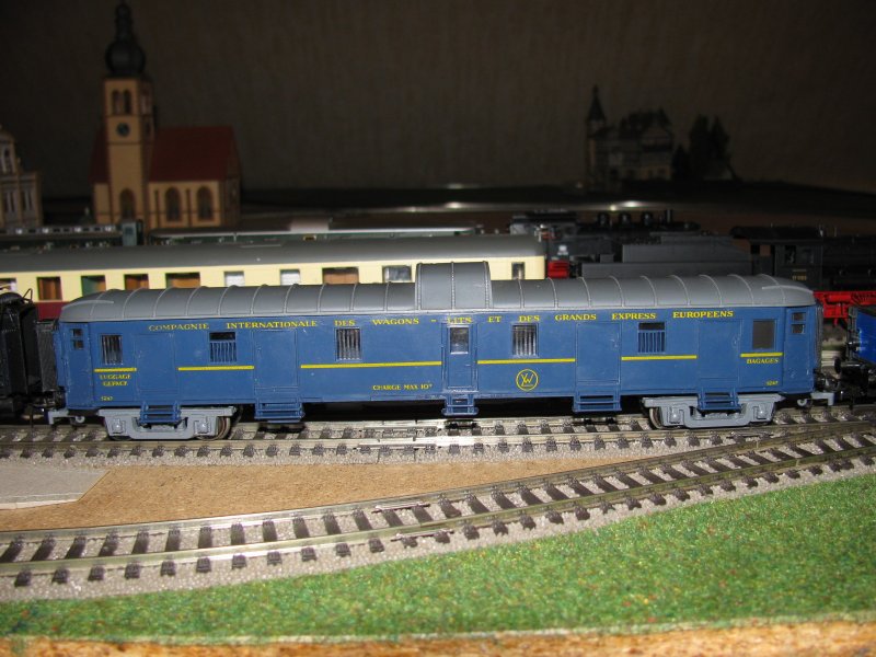 Das ist ein Gep�ckwagen der CIWL!Als ich ihn Anfangs auf