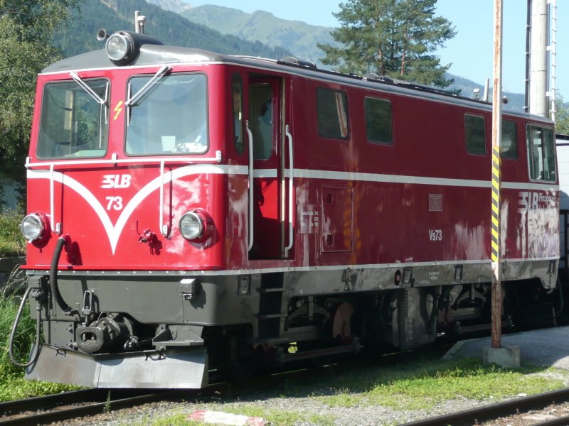 Die Vs 73 der SLB steht am Morgen des 15.08.09