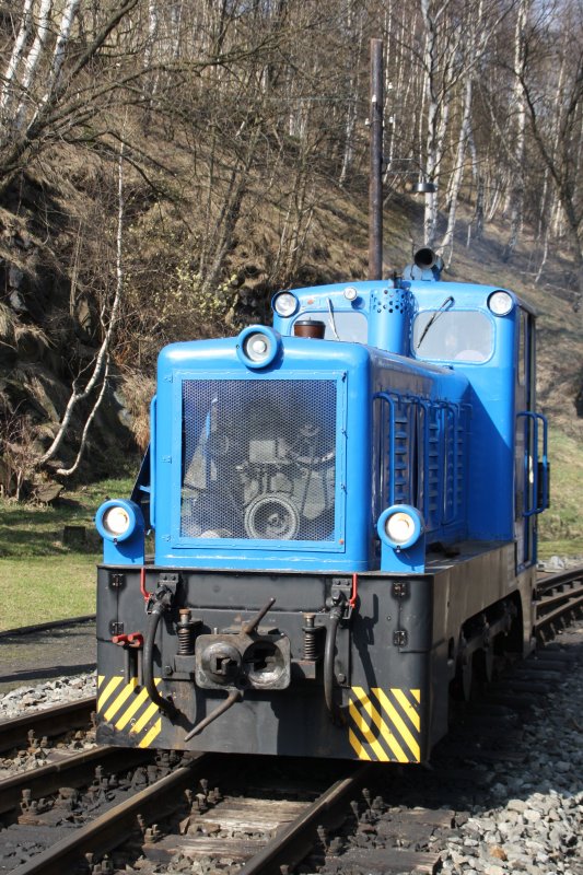 Die V10c 199 008-4 am 10.04.09 in J�hstadt. 