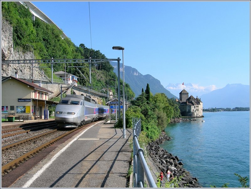 SBB TGV Lyria trains from Brig to Paris at the