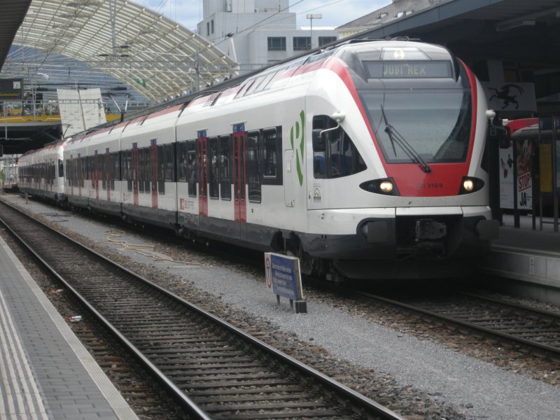 RABe 521 010-9 am 25.5.08 in Chur.Diese Triebwagen wurden beim