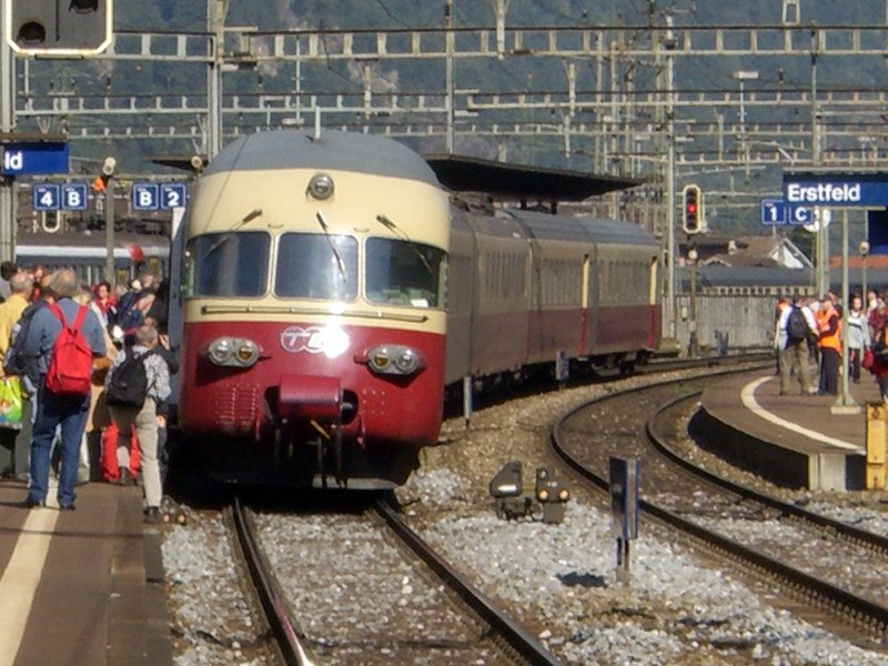 Der RABe 1050 in Erstfeld. (08.09.2007) 