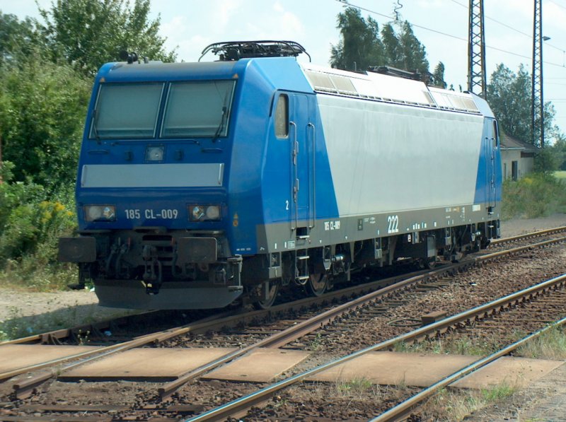 RAG 185 CL-009 abgestellt in Grokorbetha; 05.08.2008