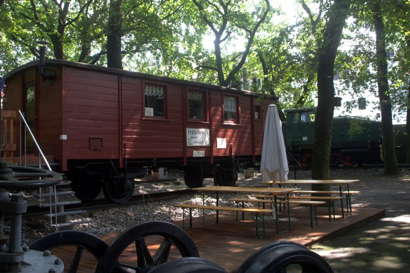 Das ist Fritzchen… unser Gleiscafe im Heimatmuseum Wanne-Eickel. Hierf�r wurde