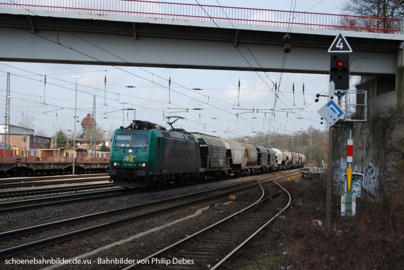 185 543-6 (Rail4Chem / Transpretol) f�hrt am 13. M�rz 2009
